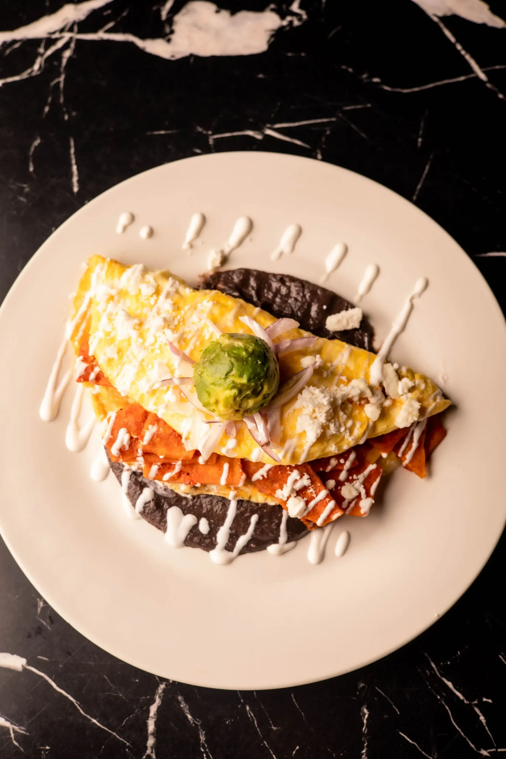 Chilaquiles Omelette